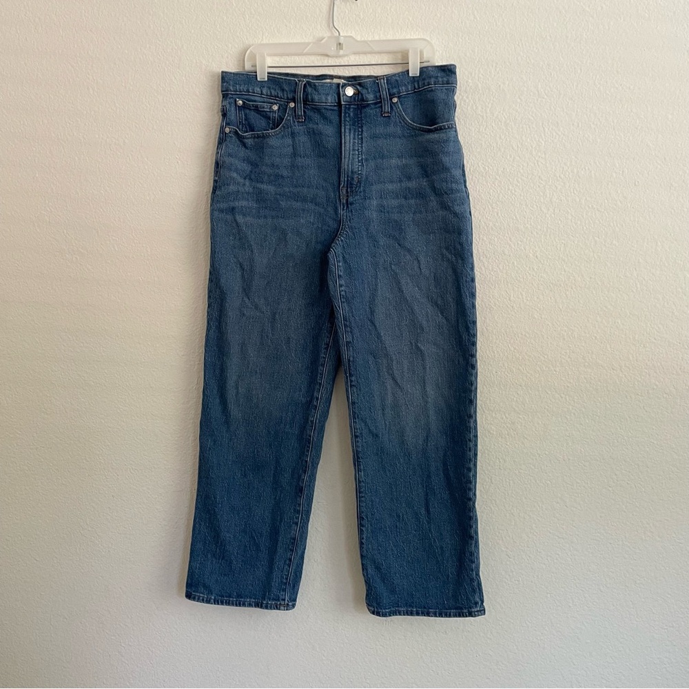 Madewell Wide-Leg Jeans in Medium Blue